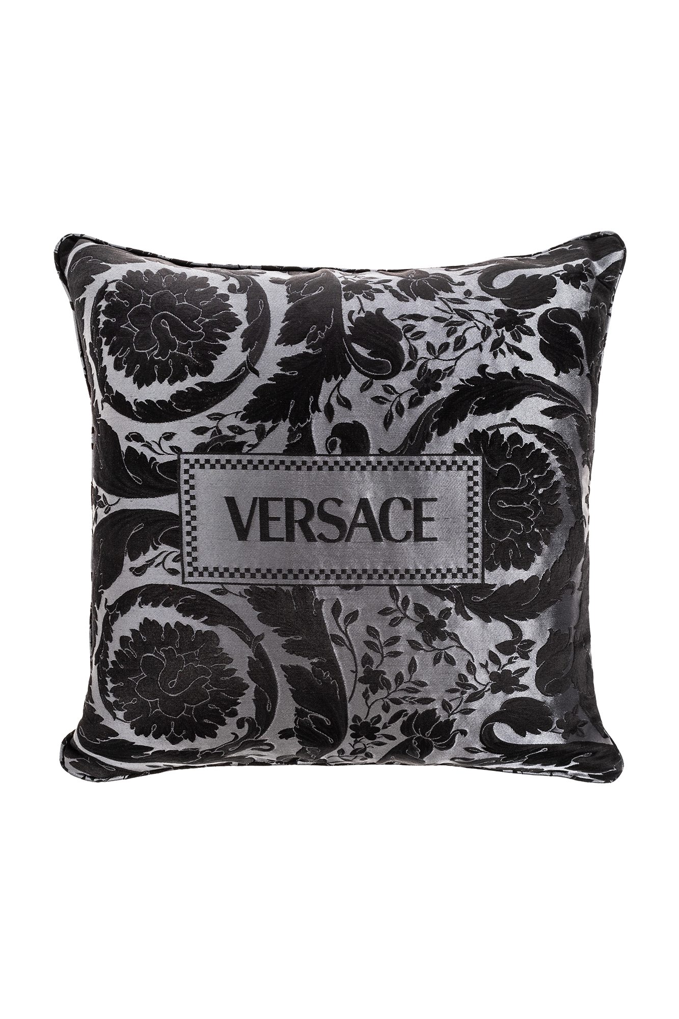 VERSACE メデューサ刺繍クッション Crete de Fleur Cushion 17.7